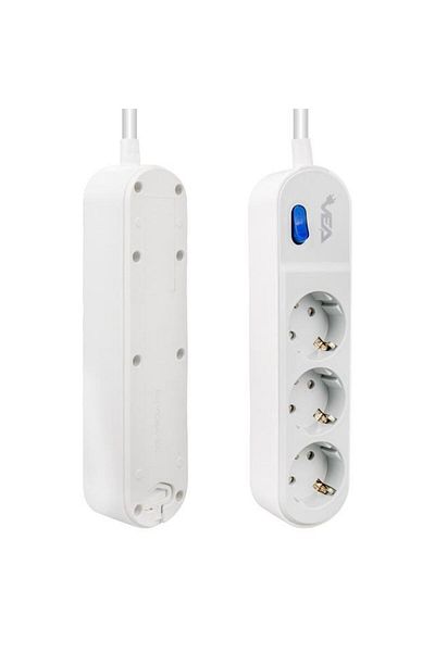 Zibox Vea Ve-Vega103 a Class 3-Pole Switched 1.5 Meter Surge Protected Socket