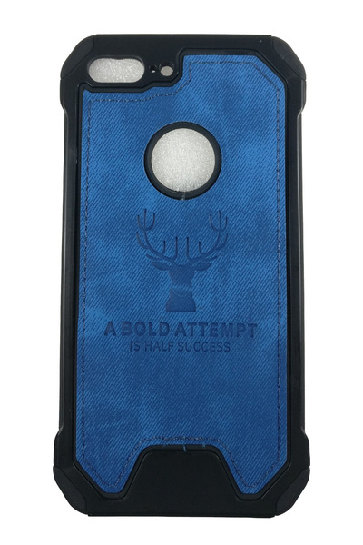 OEM Carcasă compatibilă cu 7 Plus, Carcasă de protecție, Cerb, Albastră