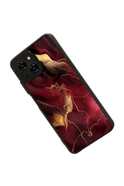 Reeder حافظة متوافقة مع S23 Pro Max باللون الأسود غير اللامع - سيليكون ناعم، واقي، غطاء ممتص للصدمات