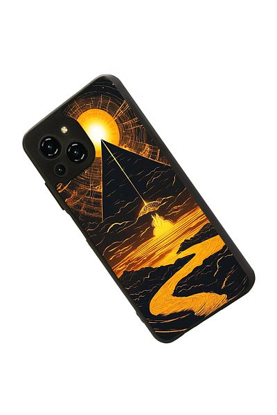 Reeder حافظة متوافقة مع S23 Pro Max باللون الأسود غير اللامع - سيليكون ناعم، واقي، غطاء ممتص للصدمات