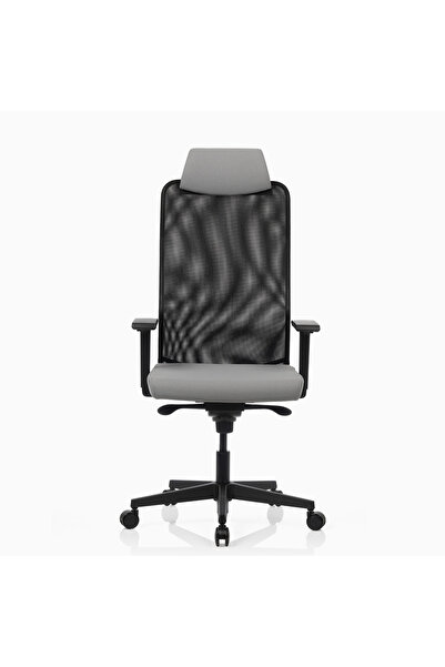 Bürosit Rima 9 Başlıklı Plastik Ayarlı Kolçak Çalışma Koltuğu (Kumaş)