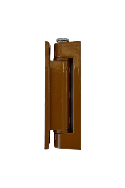 ERTEMI PVC Plastik Pencere ve Kapılar için Metal Menteşe, 75mm Kısa Tip, Kahv...