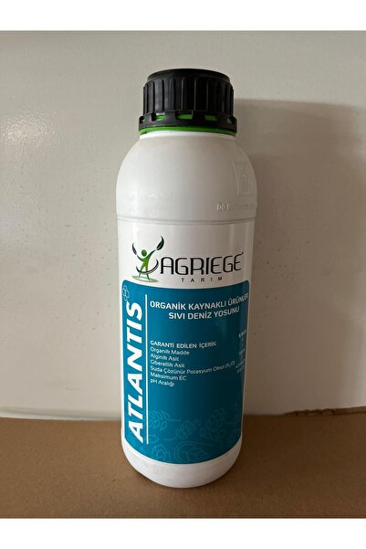AGRİEGE Atlantis Organik Kaynaklı Sıvı Deniz Yosunu 1 Litre
