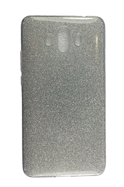 OEM Husă Huawei Mate 10, silicon cu sclipici, argintie