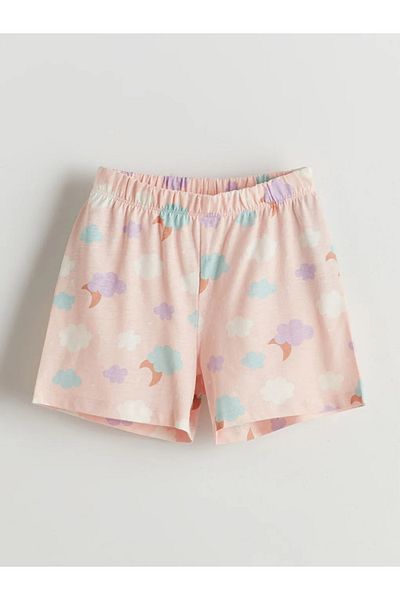 LC Waikiki Lcw Kids Pink Girls' Sleepwear Bottom with Elastic Waist