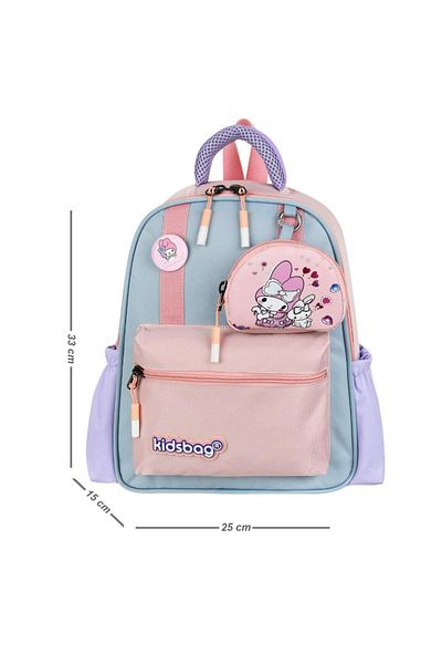 Baginn Rucsac pentru grădiniță pentru fete Melodi-Labubu Geantă pentru grădiniță 33*25 cm țesătură ortopedică hidrofugă