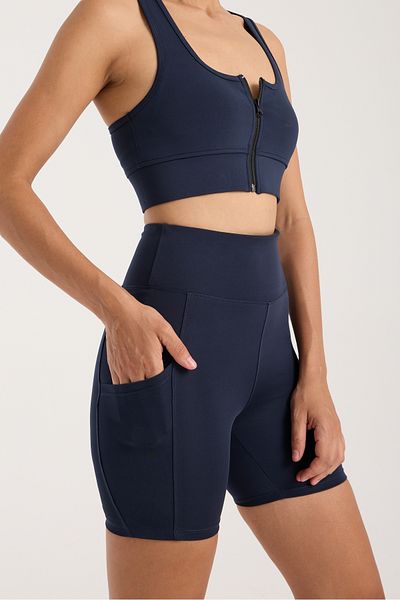 RULE ACTIVE Women's Black High Waist Tummy Control Short Leggings Leggins Fitness Walking Yoga