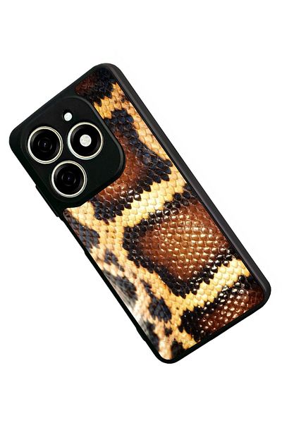 TECNO حافظة Spark 20C متوافقة مع اللون الأسود غير اللامع - سيليكون ناعم، واقي، غطاء ممتص للصدمات