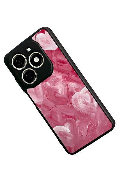 TECNO حافظة Spark 20 Matte Black المتوافقة - سيليكون ناعم، واقي، غطاء ممتص للصدمات