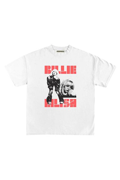 RawNox Unisex Loose Fit Special Bille Ellish V2 Printed Tshirt