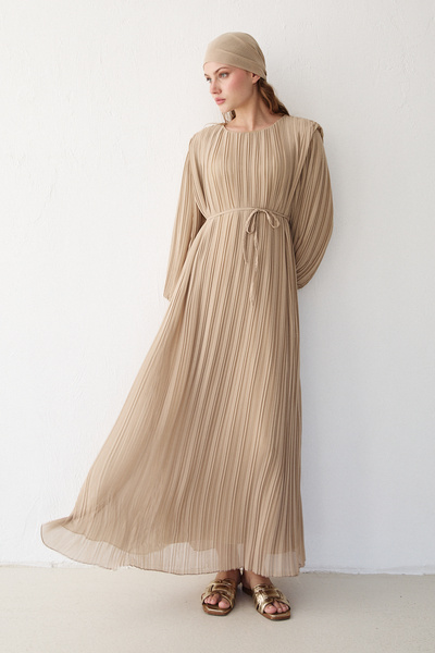 Melike Tatar Φόρεμα με πιέτες με σάλι 32-2379