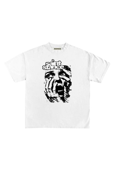 RawNox Unisex Loose Fit Special Saint Stance Printed Tshirt
