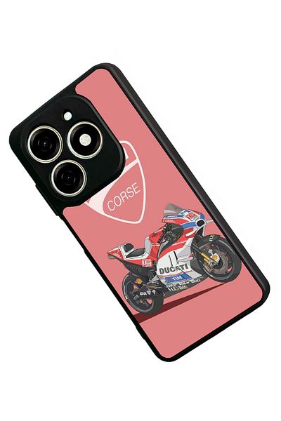 TECNO حافظة Spark 20C متوافقة مع اللون الأسود غير اللامع - سيليكون ناعم، واقي، غطاء ممتص للصدمات