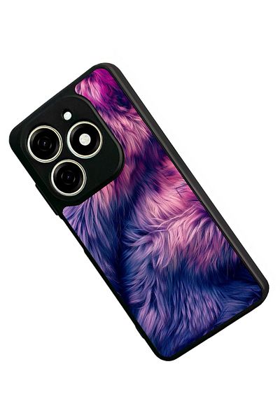 TECNO حافظة Spark 20 Matte Black المتوافقة - سيليكون ناعم، واقي، غطاء ممتص للصدمات