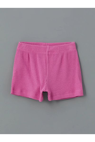 LC Waikiki Crew Neck Printed Girls' T-Shirts and Shorts Set of 2
