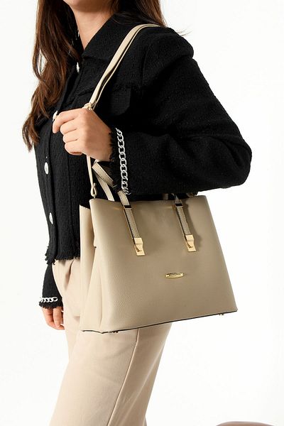 POLO CLUB Women's Soft Leather Long Strap 4 Compartment Simple and Stylish Hand and Shoulder Bag (24X21 cm)