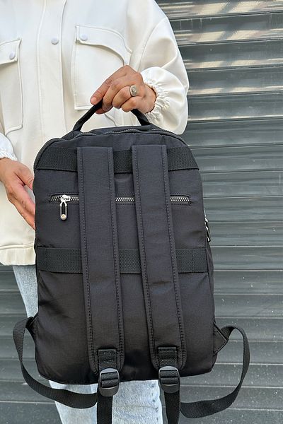 Just Polo Water Resistant Parachute Fabric Backpack (School, Paperwork, Computer, Laptop Bag)