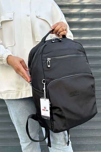 Just Polo Water Resistant Parachute Fabric Backpack (School, Paperwork, Computer, Laptop Bag)