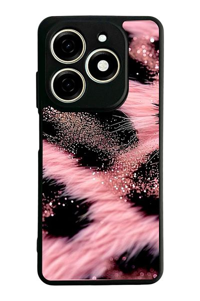 TECNO حافظة Spark 20 Matte Black المتوافقة - سيليكون ناعم، واقي، غطاء ممتص للصدمات