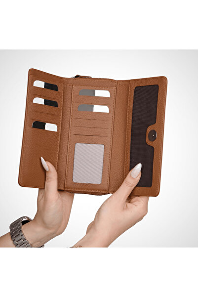 Store Hakiki Deri Kadın Cüzdan – Fermuarlı, Manyetik Kapaklı İsim Yazılı, Kişiye Özel-2718