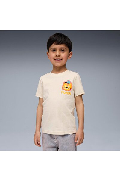 Puma Moody Cat Graphic Tee Unisex Kids T-Shirt