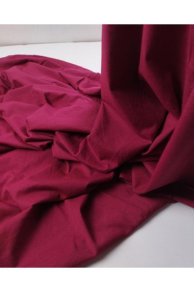 Kumaş Parça Single Jersey Combed Cotton in Burgundy Color (Width 130 cm X Length 155 cm)
