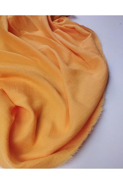 Kumaş Parça Muslin in Light Orange Color (Width 150 cm X Length 280 cm)