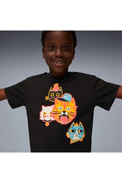 Puma Moody Cat Tee Unisex Kids T-Shirt