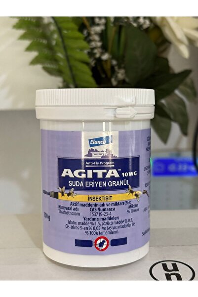 agita ELANCO 10 Wg Granül Kara Sinek İlacı 100 gr SKT:08/2026