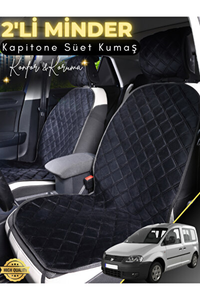 stiloto وسادة مقعد سيارة من جلد الغزال مكونة من قطعتين متوافقة مع سيارة فولكس...