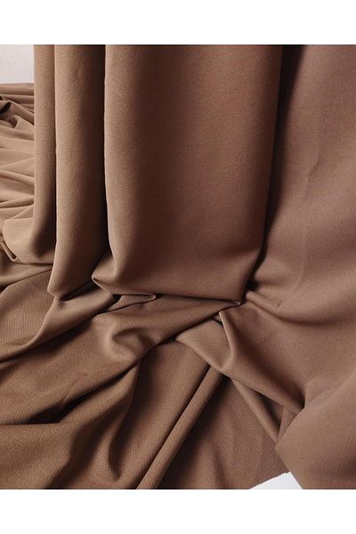 Kumaş Parça Interlock Jersey in Mink Brown Color (Width 150 cm X Length 300 cm)