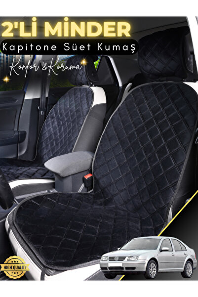 stiloto وسادة مقعد سيارة من جلد الغزال مكونة من قطعتين متوافقة مع سيارة فولكس...