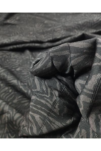 Kumaş Parça Interlock Knitted in Smoked Black Colors (Width 160 cm X Length 225 cm)