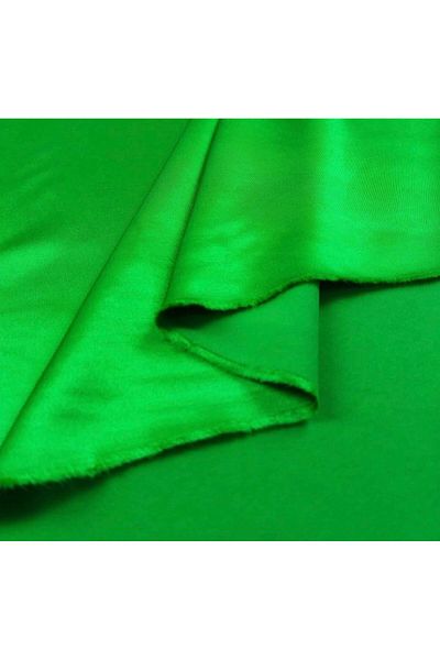 Kumaş Parça Satin Viscose in Green Color (Width 120 cm X Length 105 cm)