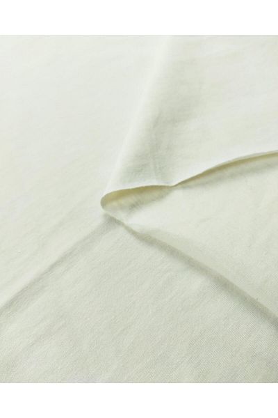 Kumaş Parça Single Jersey Combed Cotton in Ecru Color (Width 170 cm X Length 180 cm)