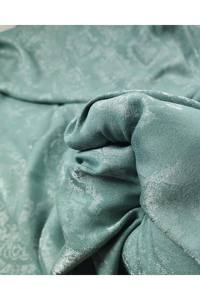 Kumaş Parça Patterned Woven in Green Color Woven (Width 140 cm X Length 200 cm)