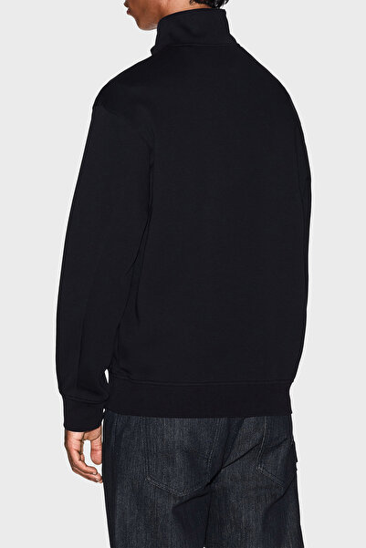 Armani Exchange Stretch Cotton Regular Fit Half Zipper Stand Collar Sweat Men's Sweat Xm001295 Af1081