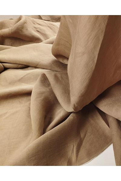 Kumaş Parça Aerobin Linen in Capucino Color (Width 140 cm X Length 260 cm)