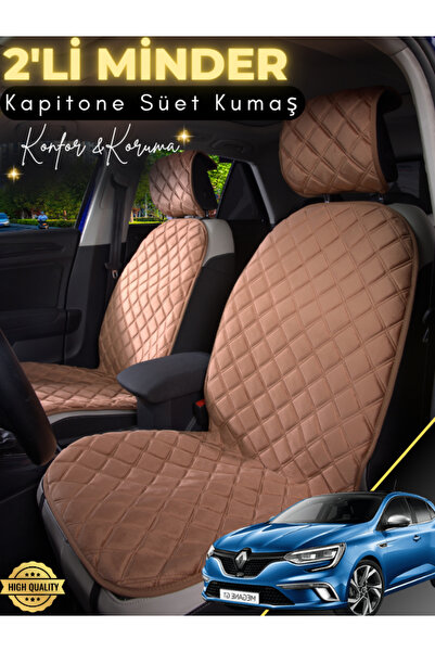 Generic Brand Renault Megane 4 Compatible 2-Piece Suede Auto Seat Cushion |  ...