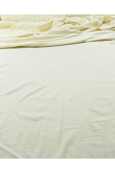 Kumaş Parça Single Jersey Combed Cotton in Ecru Color (Width 170 cm X Length 170 cm)