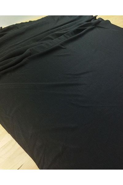 Kumaş Parça Jersey in Black Color (Width 140 cm X Length 290 cm)