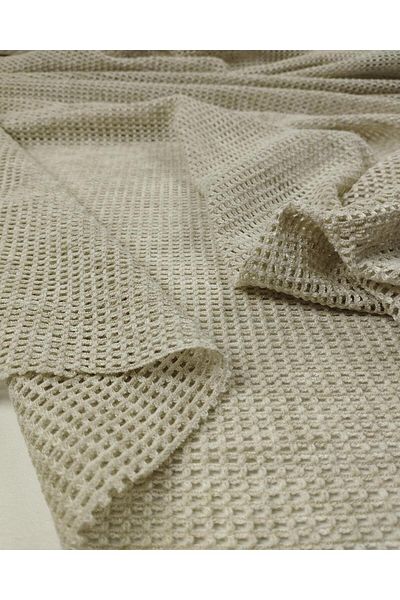 Kumaş Parça Mesh in Crushed Gray Beige Color (Width 170 cm X Length 180 cm)