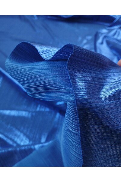 Kumaş Parça Tricou cu sclipici în culoare albastră (lățime 140 cm x lungime 1...