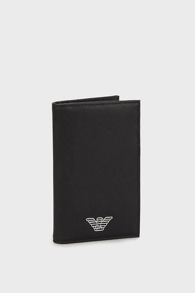 Emporio Armani Leather Wallet with Logo Men's Wallet Em002544 Af13805 Uc001
