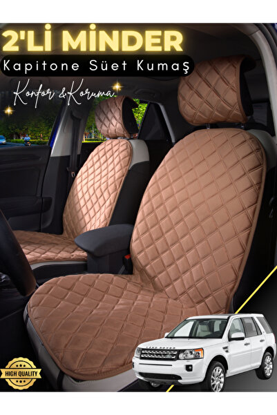 stiloto وسادة مقعد سيارة من جلد الغزال متوافقة مع لاند روفر فريلاندر مكونة من...