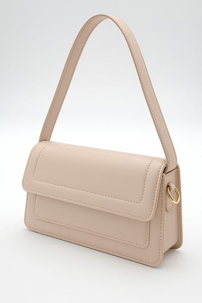 Silblack Faux Leather Shoulder and Hand Bag – Stylish Design, Double Strap Model Suitable for Daily Use