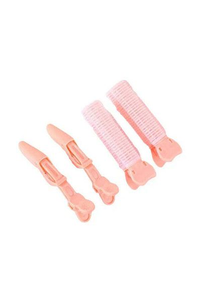 Beauty Mini Good Hair Curling Clip Set (4 Pieces) with Tweezer