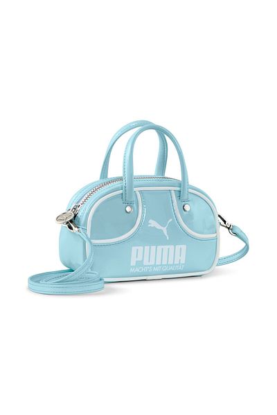Puma 1976 حقيبة كتف نسائية صغيرة باللون الأزرق (091824-05)