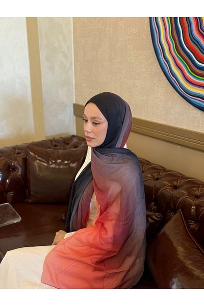 Modakaşmir شال القمر بنمط التدرج المتوهج