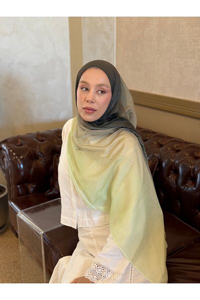 Modakaşmir شال القمر بنمط التدرج المتوهج